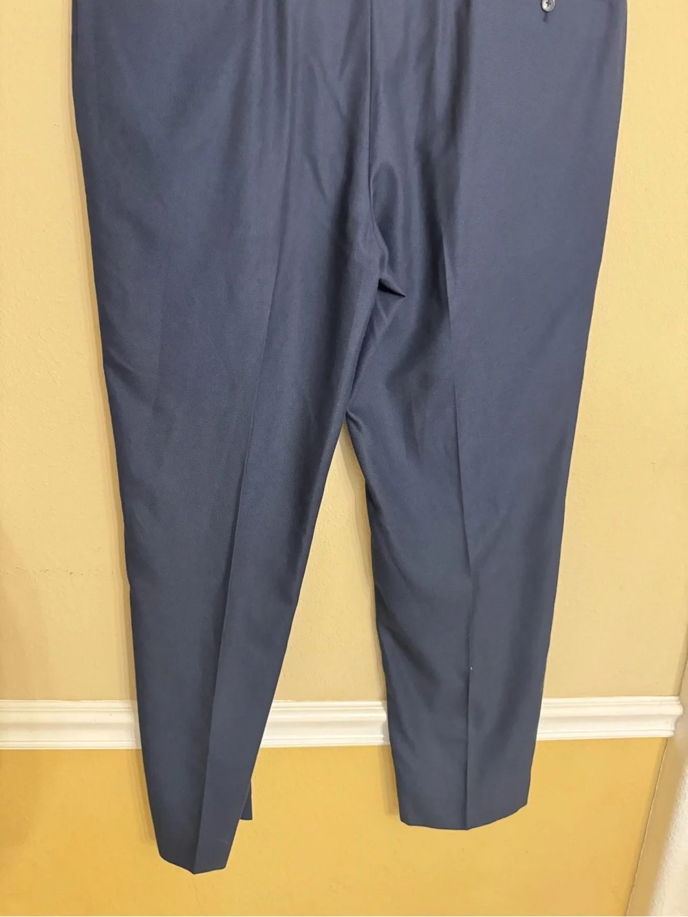 Van Heusen Pants Mens 44x32 Dress Suit Separates Manvell Polyester Blend NEW
